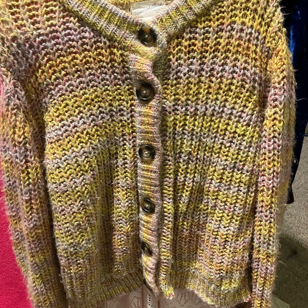Multicolor Knit Women's Sweater - Picture 1 of 4